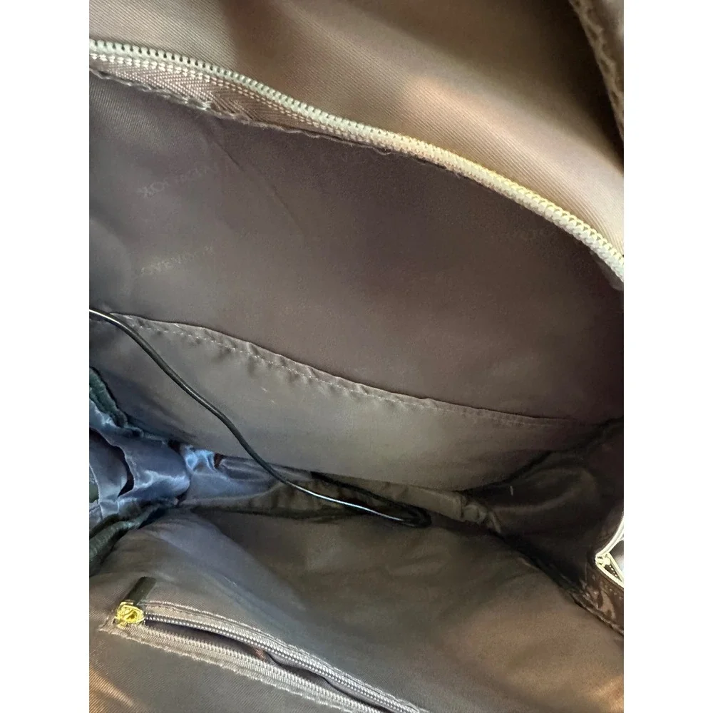 Lovevook Laptop Backpack Women Black Cream USB Charging Port Travel School Bag